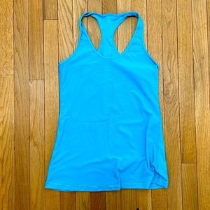 Workout racer tank
